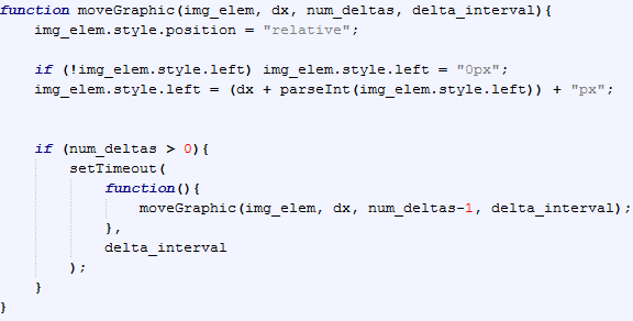 code for the first moveGraphic implementation