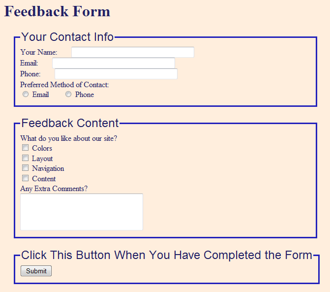 form after style